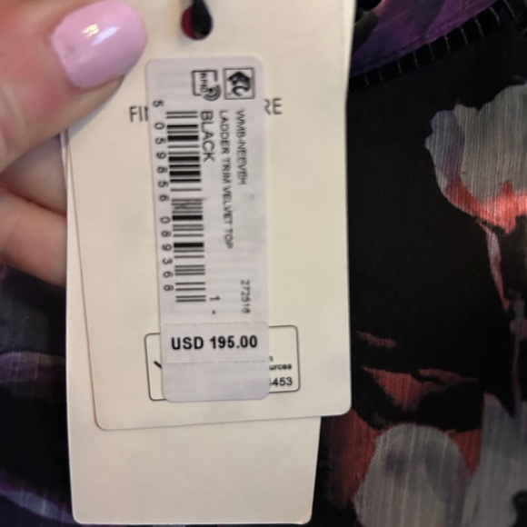 NWT Ted Baker Neeveh Floral Mock Neck Blouse – Size 1 (Fits US 2–4) - Picture 4 of 6